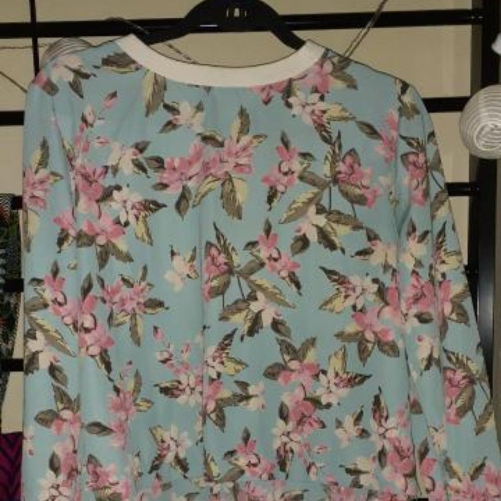 medium long sleeve blouse.